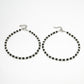 NVR Women's Evil Eye Black & Silver Anklets | Swadesiicart