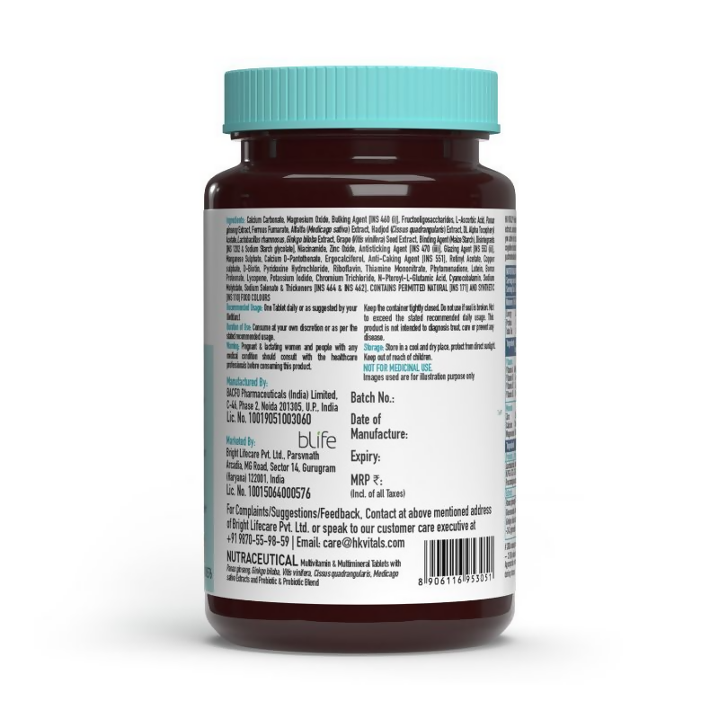 HK Vitals Multivitamin with Probiotics Tablets - Swadesiicart
