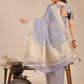 Shree Shyam Fashion Seoul Grey Organza Saree