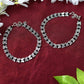 Mominos Fashion Kamal Johar Oxidised Silver Butterfly Anklets | Swadesiicart