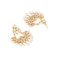 Nuyug 22K Gold Plated Kundan Chandbali Pearl Elegance Earrings | Swadesiicart