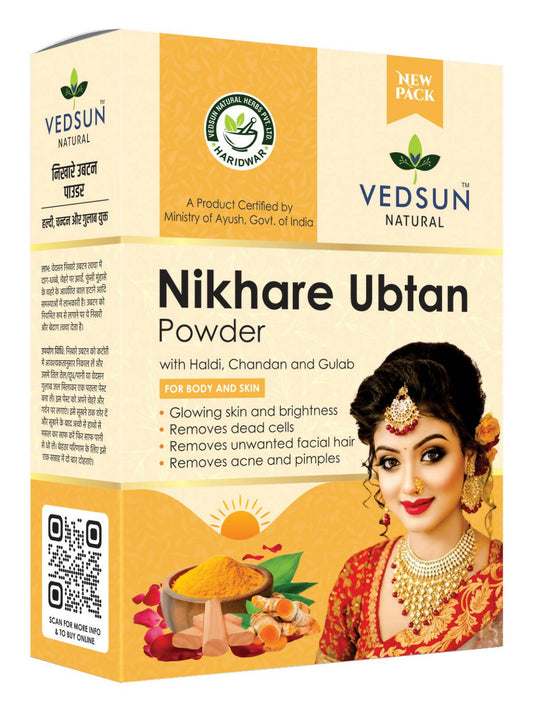 Vedsun Naturals Nikhare Ubtan Powder for Face and Skin - Vedsun