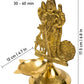 Spillbox Gold-Toned Brass Murugan Diya Pooja Essential | Swadesiicart