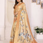 Joban Fashion Golden Cranes Patterns Banarasi Silk Sarees | Swadesiicart