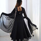 Joban Fashion Black Kurta Set Georgette Sequence Embroidery Work - Swadesiicart