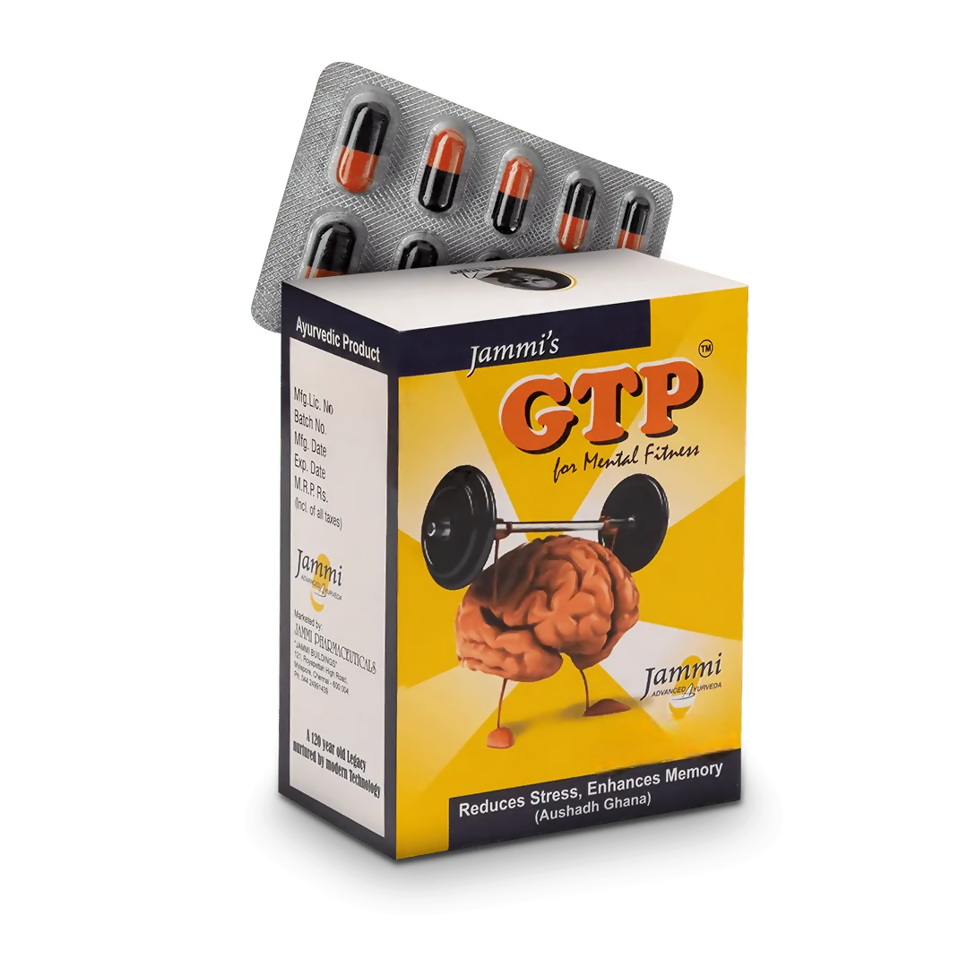 Jammi's GTP Stress Relief Capsules | Swadesiicart