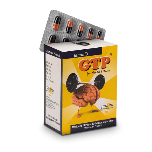 Jammi's GTP Stress Relief Capsules | Swadesiicart