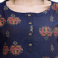 Lagi Women's Blue Printed Straight Kurta & Pant (MC38B) | Swadesiicart