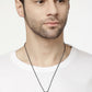 NVR Men Black Plated Flash Pendent With Chain | Swadesiicart
