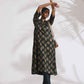 trueBrowns Green Foil Print Cotton Kurta Set | Swadesiicart