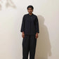 trueBrowns Black Cotton Linen Co-Ord Set - Swadesiicart
