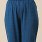 trueBrowns Classic Blue Slub Texture Relax Fit Co-Ord Set - Swadesiicart