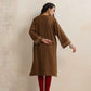 trueBrowns Brown Kashmiri Floral Embroidered Woollen Phiran Kurta | Swadesiicart