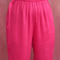 trueBrowns Pink Modal Round Neck Kurta Co-ord Set - Swadesiicart