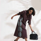 trueBrowns Cola Cotton Print A-line Dress | Swadesiicart