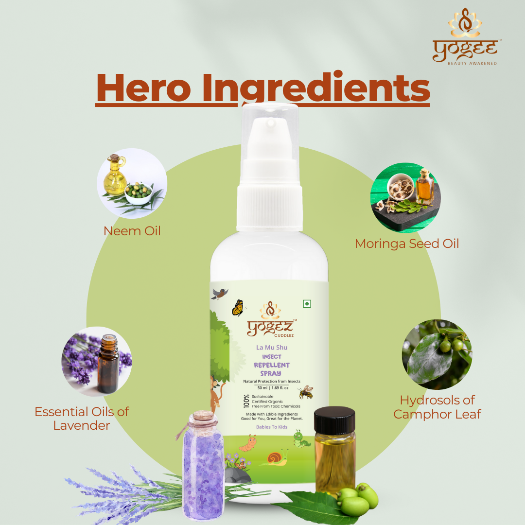 Yogez La Mu Shu Insect Repellent Spray - Swadesiicart