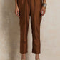 trueBrowns Red Silk Kurta Co-ord Set - Swadesiicart