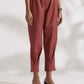 trueBrowns Pink Slub Pleated Co-ord Set - Swadesiicart