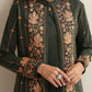 trueBrowns Green Kashmiri Woollen Jacket 3pc Set | Swadesiicart