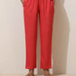 trueBrowns Coral Viscose Solid Kurta Pant Set | Swadesiicart