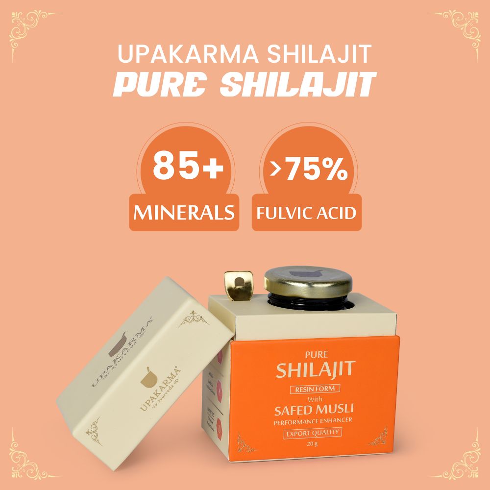 Upakarma Ayurveda Original & Pure SJ Resin Form With Safed Musli - Swadesiicart