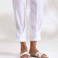 trueBrowns White Slub Co-ord Set - Swadesiicart