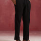trueBrowns Men's Black Cotton Dobby Kurta Co-ord Set - Swadesiicart