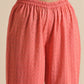 trueBrowns Bright Pink Dobby Angrakha Kurta Pant Set | Swadesiicart