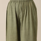 trueBrowns Sage Slub Texture Angrakha Pant Set | Relove | Swadesiicart