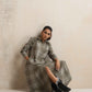 trueBrowns Green Check Flared Winter Dress | Swadesiicart