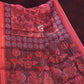 Combination Of Tomato Pink And Rust Mix With Kalamkari Design Semi Chanderi Saree By Gayathri Reddy Designer Studio | Swadesiicart