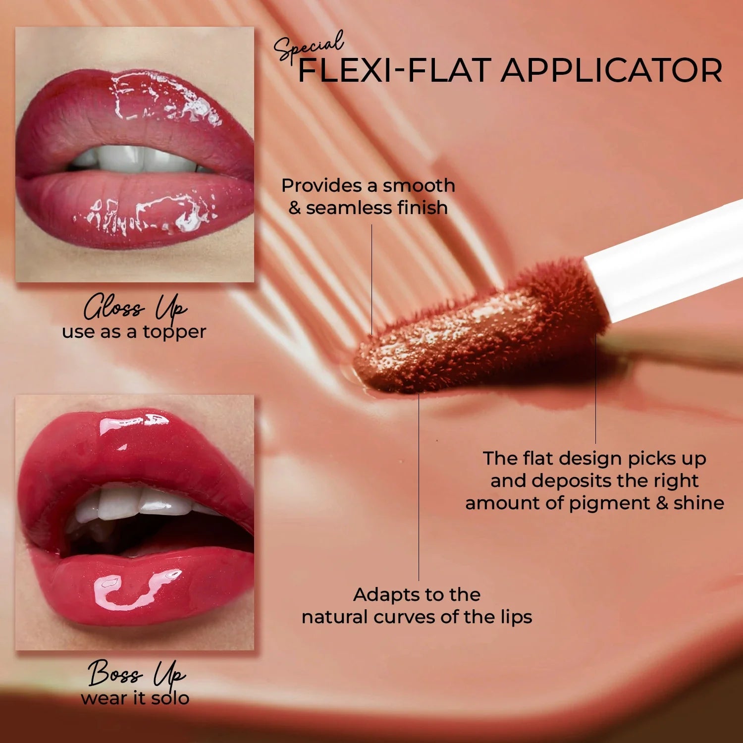 Lip Honey Plumping Gloss with Plant Vitamin C and Peppermint Oil