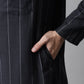 Even Apparels Black Pure Cotton Kurta With Band Collar | Swadesiicart