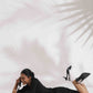 trueBrowns Black Cotton Embroidered Dress | Swadesiicart
