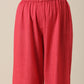 trueBrowns Bright Pink Slub Texture Angrakha Pant Set | Swadesiicart
