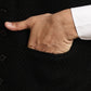 Even Apparels Men's Black Wool Waistcoat with Notched Lapel | Swadesiicart