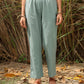 trueBrowns Blue Cotton Dobby S/L Kurta Set | Swadesiicart