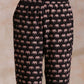trueBrowns Black Elephant Bagru Print Cotton Kaftan Co-Ord Set - Swadesiicart