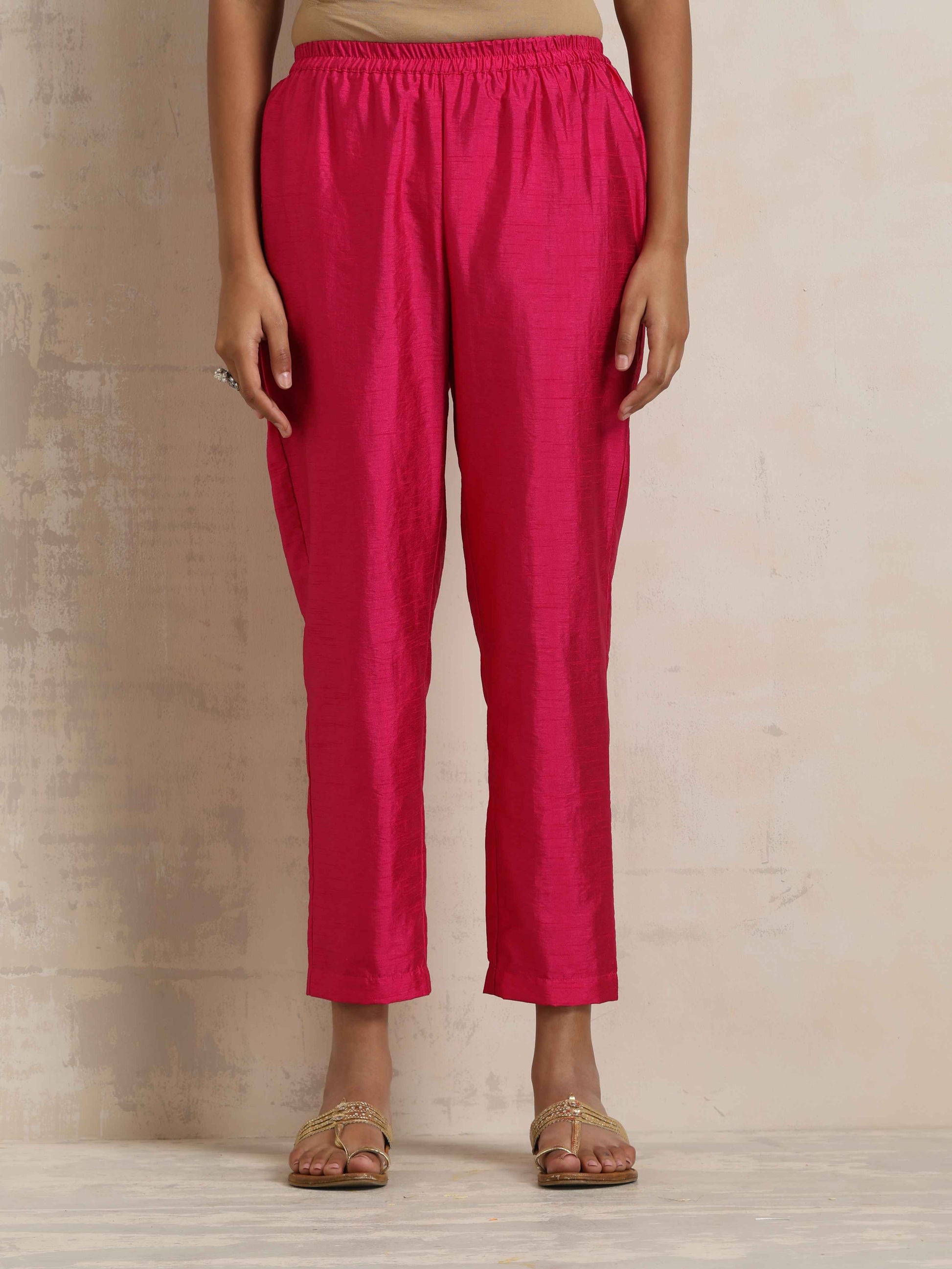 trueBrowns Cola Silk Kurta Co-ord Set - Swadesiicart