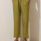trueBrowns Brown Cotton Linen Kurta Pant Set | Swadesiicart