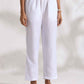 trueBrowns White Slub Kurta Set | Swadesiicart