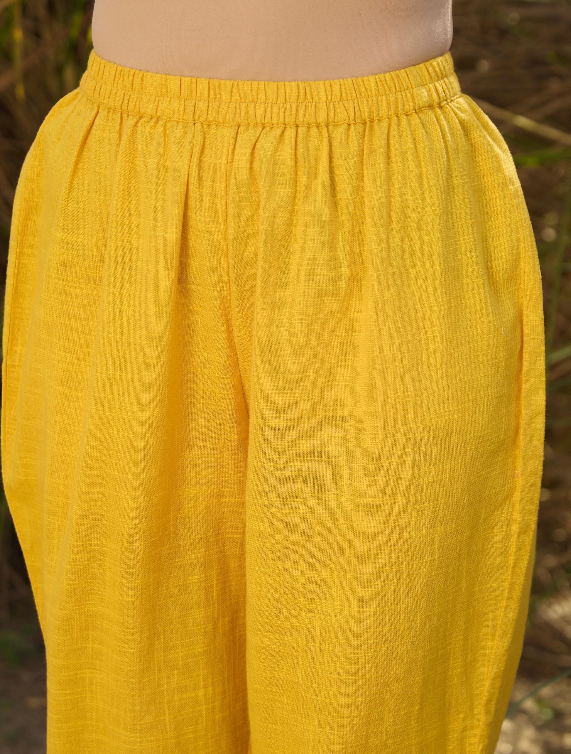 trueBrowns Mustard Cotton Co-ord Set - Swadesiicart
