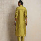 trueBrowns Green Shirt Kurta Set | Swadesiicart