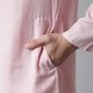 Even Apparels Pink Pure Cotton Kurta With Band Collar | Swadesiicart