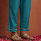 trueBrowns Purple Print A-line Kurta Set | Swadesiicart