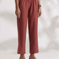 trueBrowns Pink Slub Kurta Set | Swadesiicart