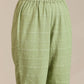 trueBrowns Green Cotton Embroidered Co-ord Set - Swadesiicart