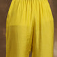 trueBrowns Lime Lehariya Printed Silk Kaftan Pant Set | Swadesiicart
