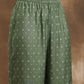 trueBrowns Light Green Bandhani Printed Silk Oversized Kurta Pant Set | Swadesiicart