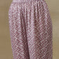 trueBrowns Dark Mauve Bandhani Printed Silk Collared Co-Ord Set - Swadesiicart